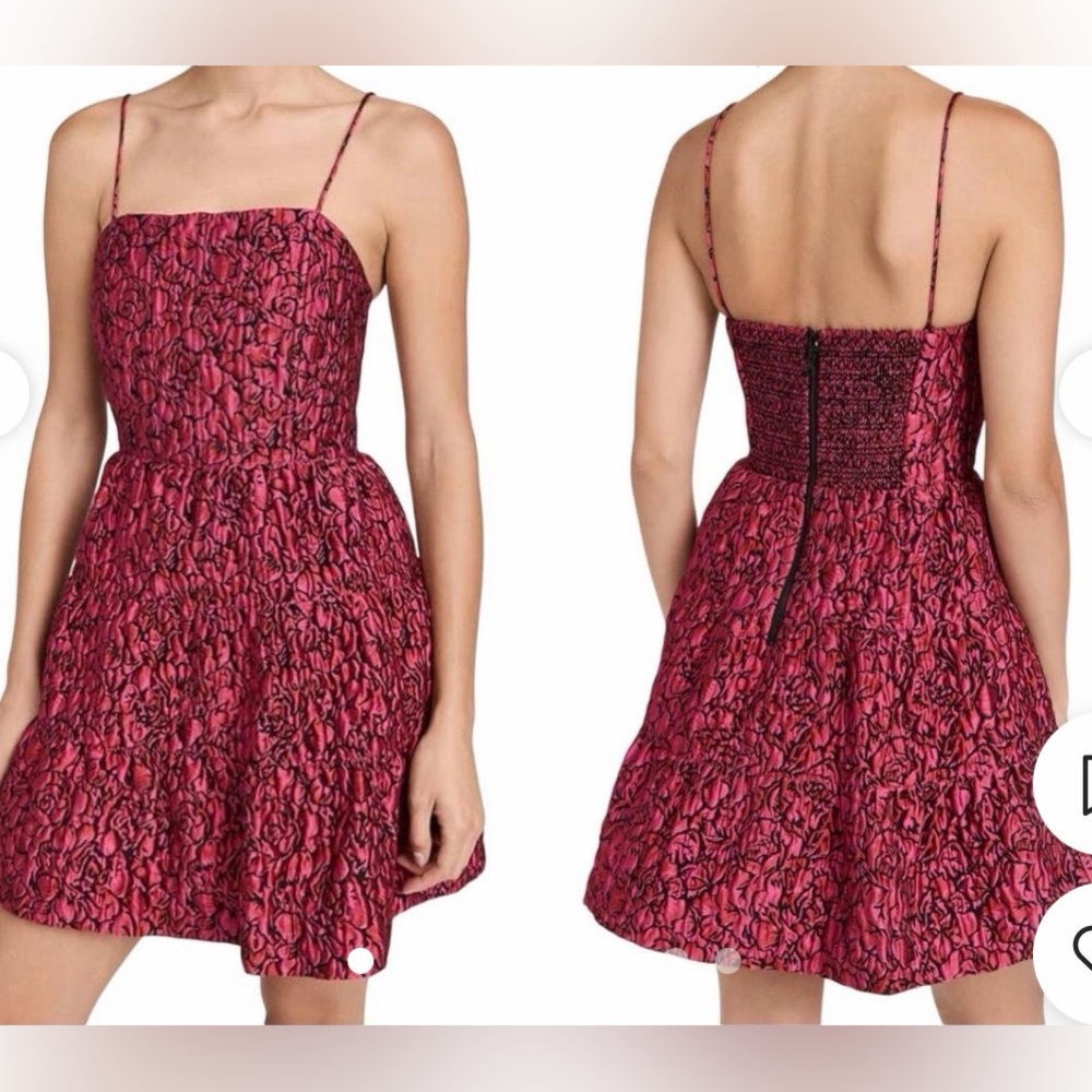 Alice + Olivia Vibrant Pink Mini Dress